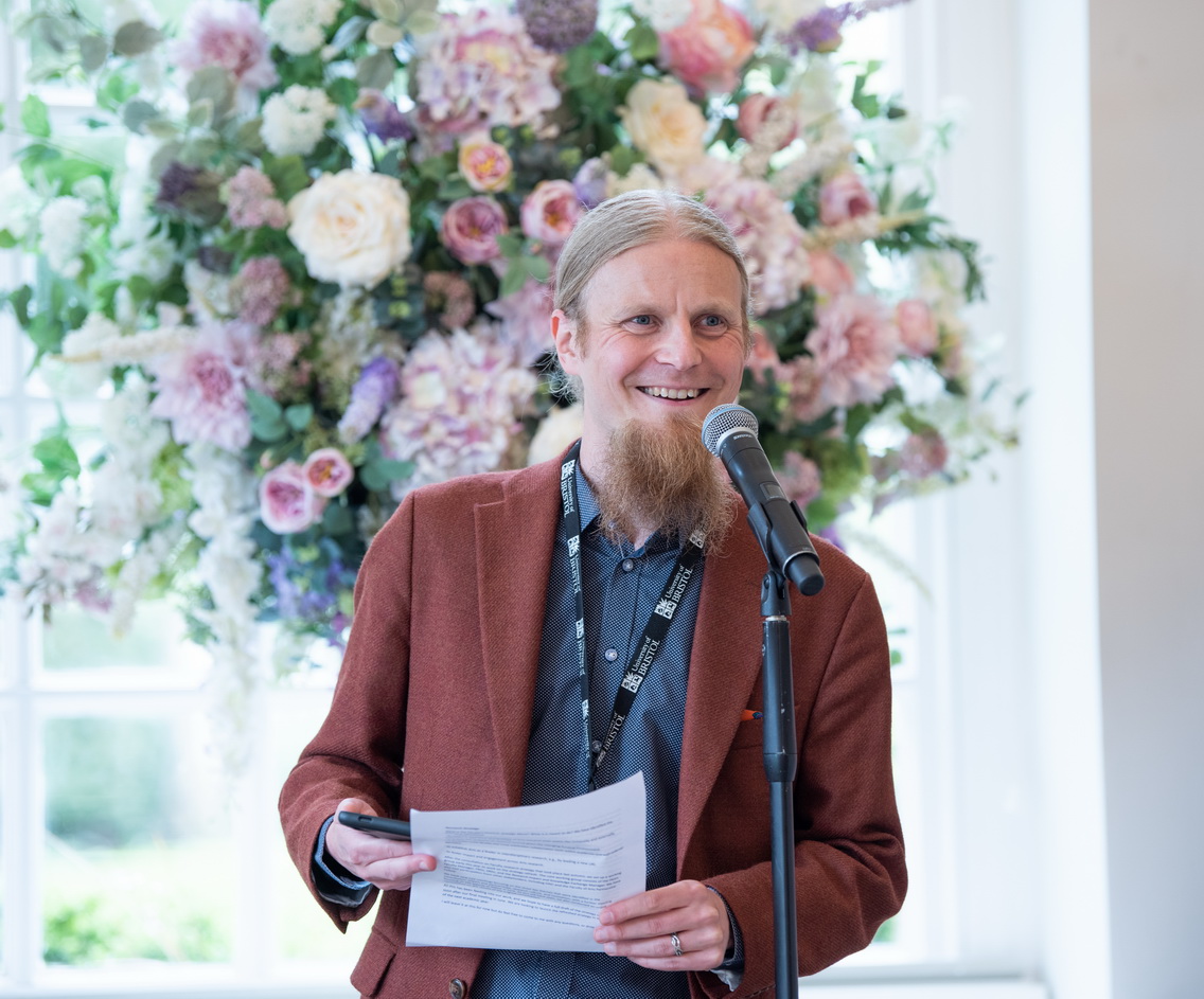 Speaking at the Faculty of Arts Research Celebration